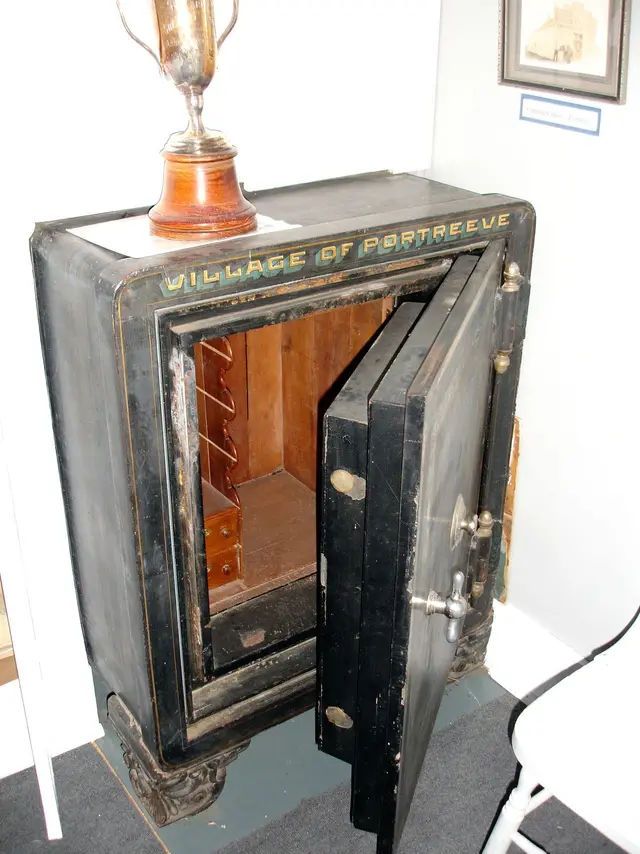 Old Village of Portreeve safe in museum